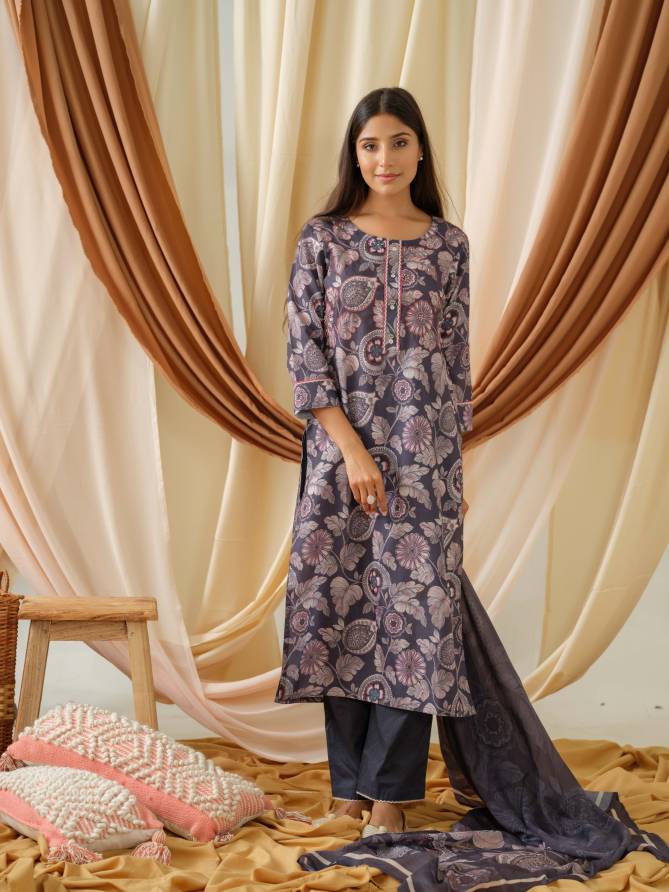 Psyna 2336 Linen Printed Readymade Suits Catalog